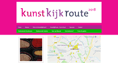 Desktop Screenshot of kunstkijkroute.nl